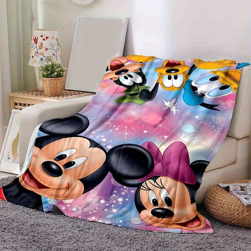 

1 шт., Плед с Микки Маусом и Друзьями от Disney, Мягкий и Уютный Плед, Идеальный Подарок на День Рождения, Рождество, для Дивана, Кровати, Путешествий 80cmx120cm