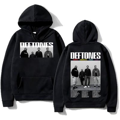 Deftones Tour 2026Hoodies Deftones New Creative Aesthetic Sweatshirts Retro Loose-fit Clothing Fall Unisex Streetwear Pullover Valentines Graphic Tops