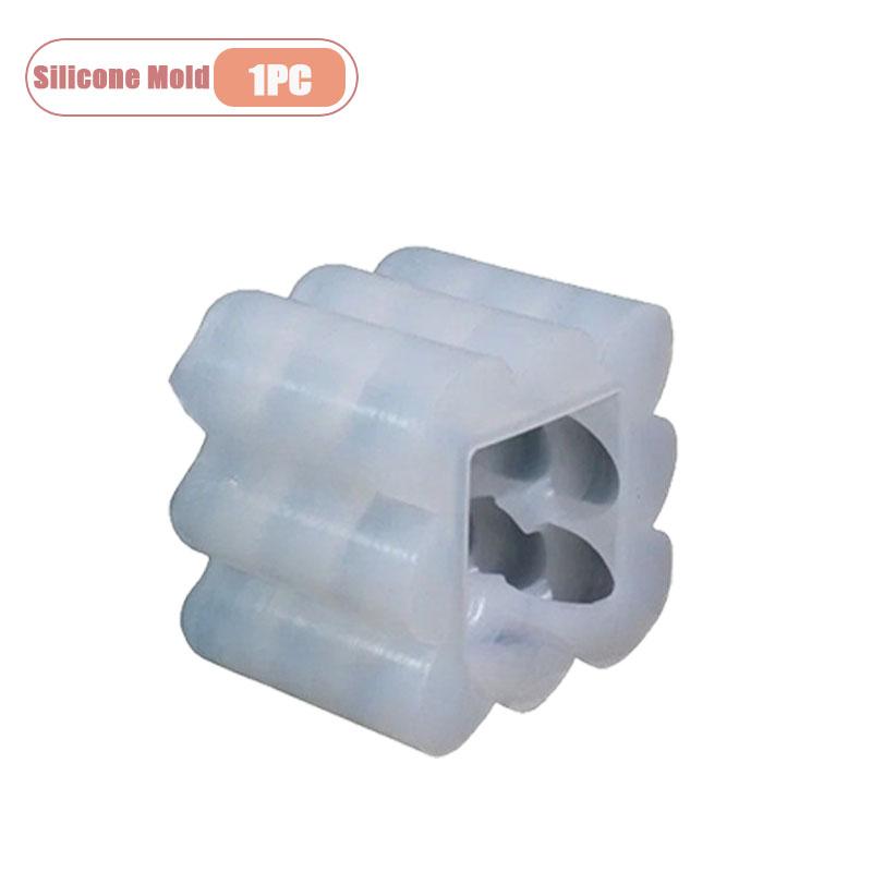 

Valentine‘s Day Heart Cube Mold Silicone Candle Making Kit for DIY Aromatherapy Epoxy Plaster Craft Decoration Molds