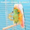 Soft Plush Bird Hammock Winter Windproof Bird Parrot Hammock Tent Bird Shawl Parakeet Cage Warm Cave Hanging Nest Bed Hideo N6M4