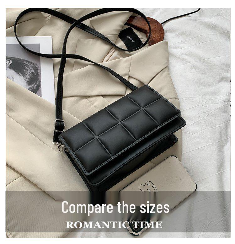 Borsa a Tracolla e a Spalla da Donna Trendy Coreana Minimalista 2025 - Stile Quadrato Piccolo