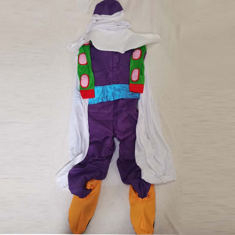 

Piccolo Cosplay Costume Japanese Anime Goku Super Saiyan Jumpsuit With Hat Role Play Outfits With For Adult Halloween Comic Con M
