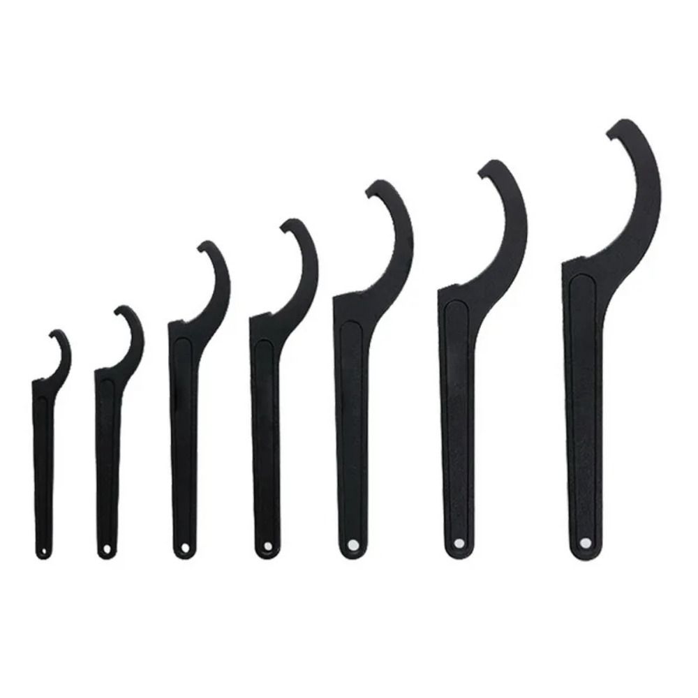Adjustment Hook Wrench Round Nut Crescent Wrench Universal C Hook Spanner  Hand Tool