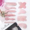 Natural Rose Quartz Gua Sha Jade Facial Beauty Scraping Massage Tools Firm Skin Care Face Gua Sha SPA Physical Therapy Massager