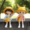 Kindergarten Ob11 Doll Clothes Fisherman Hat BJD Doll Outfit Obitsu11 School Uniform  1/12 Dolls