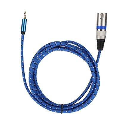 3,5 mm Stereo auf XLR Buchse o Kabel Stecker Adapter Patchkabel Leitung 3 Meter