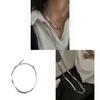 Collier à chaîne perles d'inspiration vintage style géométrique fait main pour homme et femme
