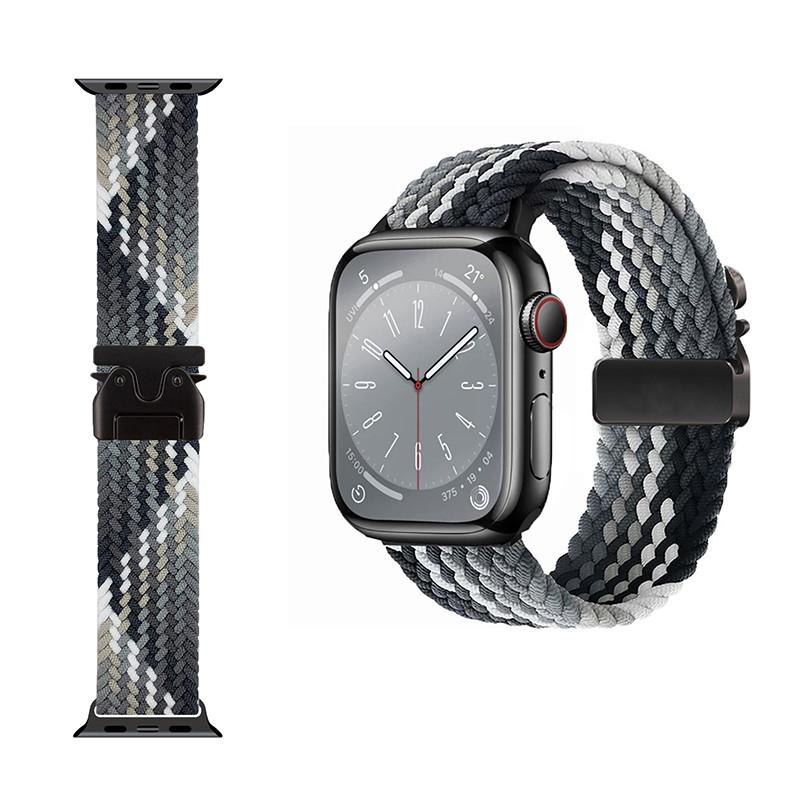 Parachute Straps Nylon Braided bracelet Band for Apple Watch 46mm 42mm 45mm 49mm 44mm 41mm iWatch Series 11 10 SE 3 Ultra 3 9 8