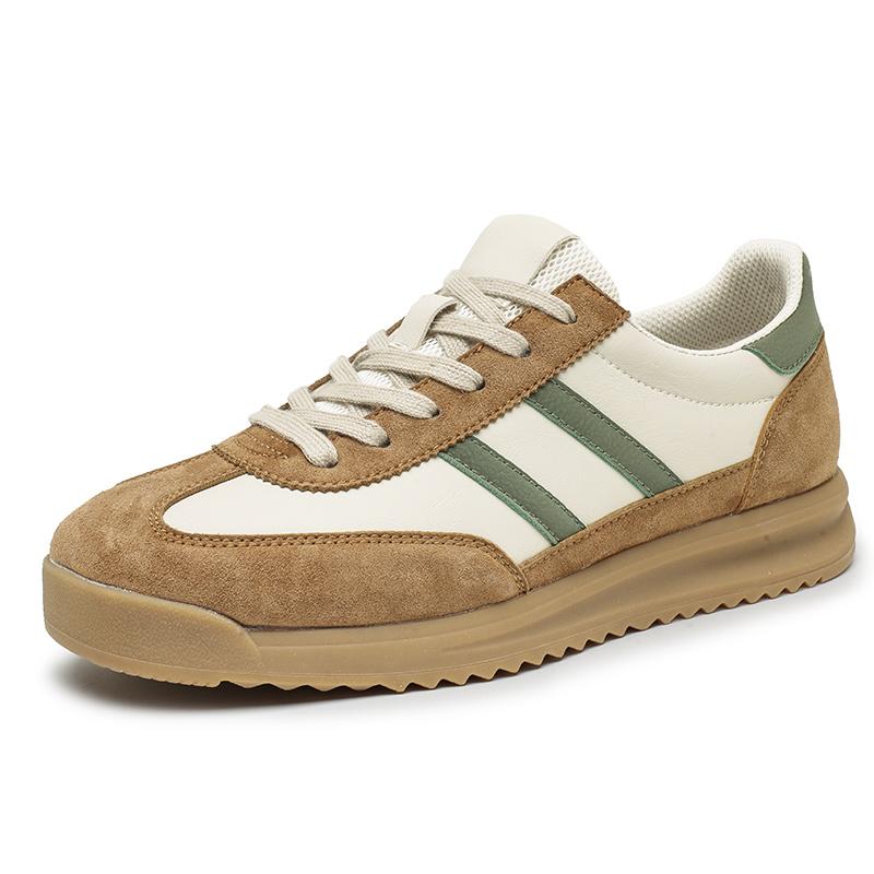 

Fashion Men s Spring Autumn Casual Leather Shoes Mens Vulcanized Shoes Classic Non-Slip Walking Trainers Mens Fashion Sneakers Male Soft 44