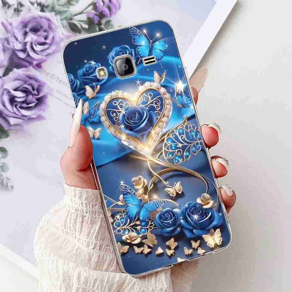 For Samsung Galaxy J5 Case Luxury Painted Cover Soft Slim Phone Case For Samsung J 5 J5 J500Y J500M 2015 Back Cover