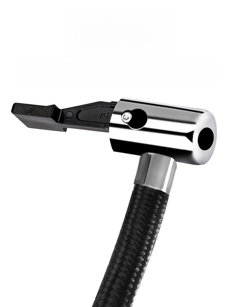 Tragbare Mini-Luftpumpe mit Doppelzylinder, 12 V, Hochspannung, Metall, für Autos