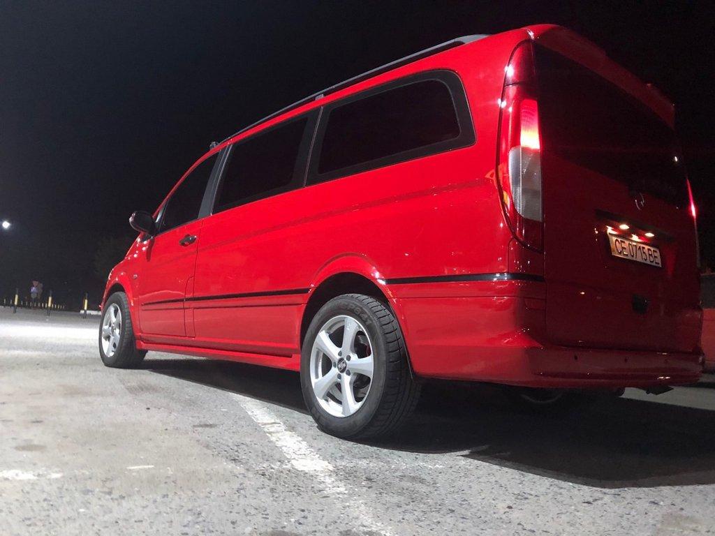 Side Sills Exclusive (2 Pcs, for Painting) Extra Long Wheelbase for Mercedes Vito W639 2004-2014
