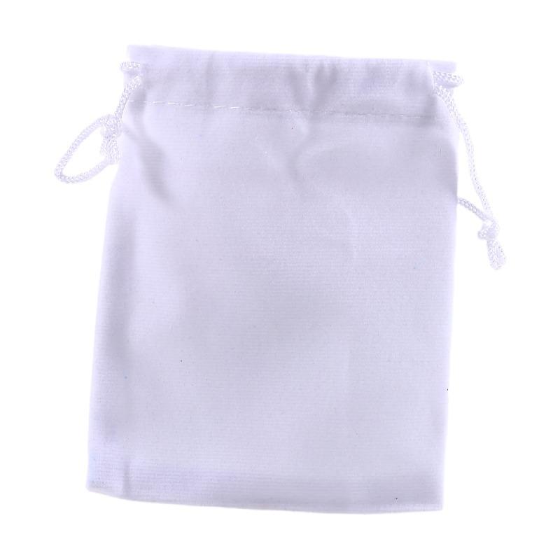 Spot Flannel Bag, Jewelry Packaging Flannel Bundle Mouth Bag, Earphone Mobile Power Supply Flannel Bag