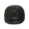 Washed Broken Edge Cotton Hat, Men's and Women's Retro Cap, Curved Brim Hat, Spelling Baseball Cap, Bull's Head Hat.