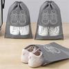 5/10pcs Shoes Storage Bag Closet Organizer Non Woven Travel Portable Bag Waterproof Pocket Clothing Classified Draw Hanging Bag