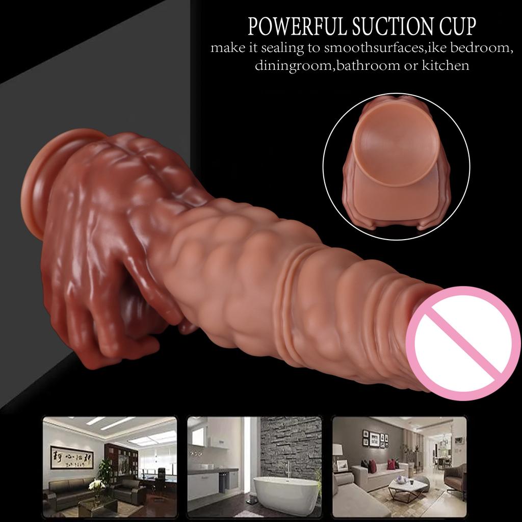 Handgehaltener Dildo Weibliche Masturbation Muskelgefühl Simulation Penis Erwachsenen Sexprodukt