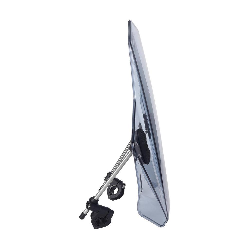 Universal Motorcycle Windshield Rain Cover for Street Bikes with Bracket