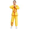 Unisex Kung Fu Performance Set für Kinder: Authentisches Chinesisches Kampfsport-Anzug mit Drachen-Design für Wettkampf & Show