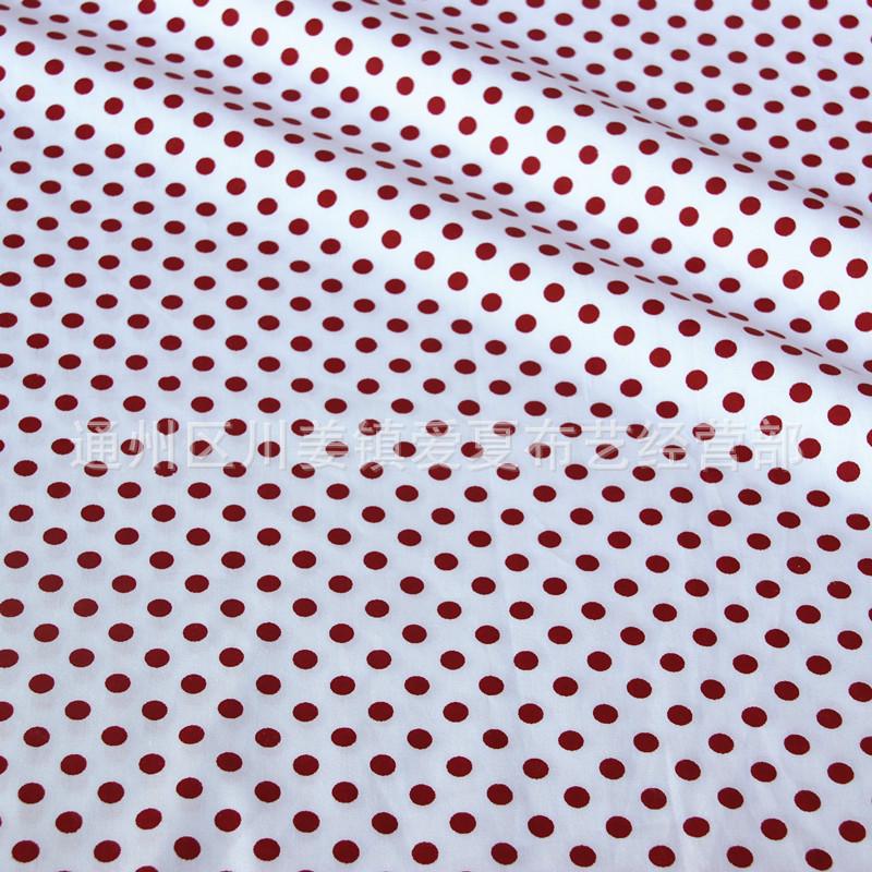 Polka Dot Twill Cartoon Cotton Bedding Fabric