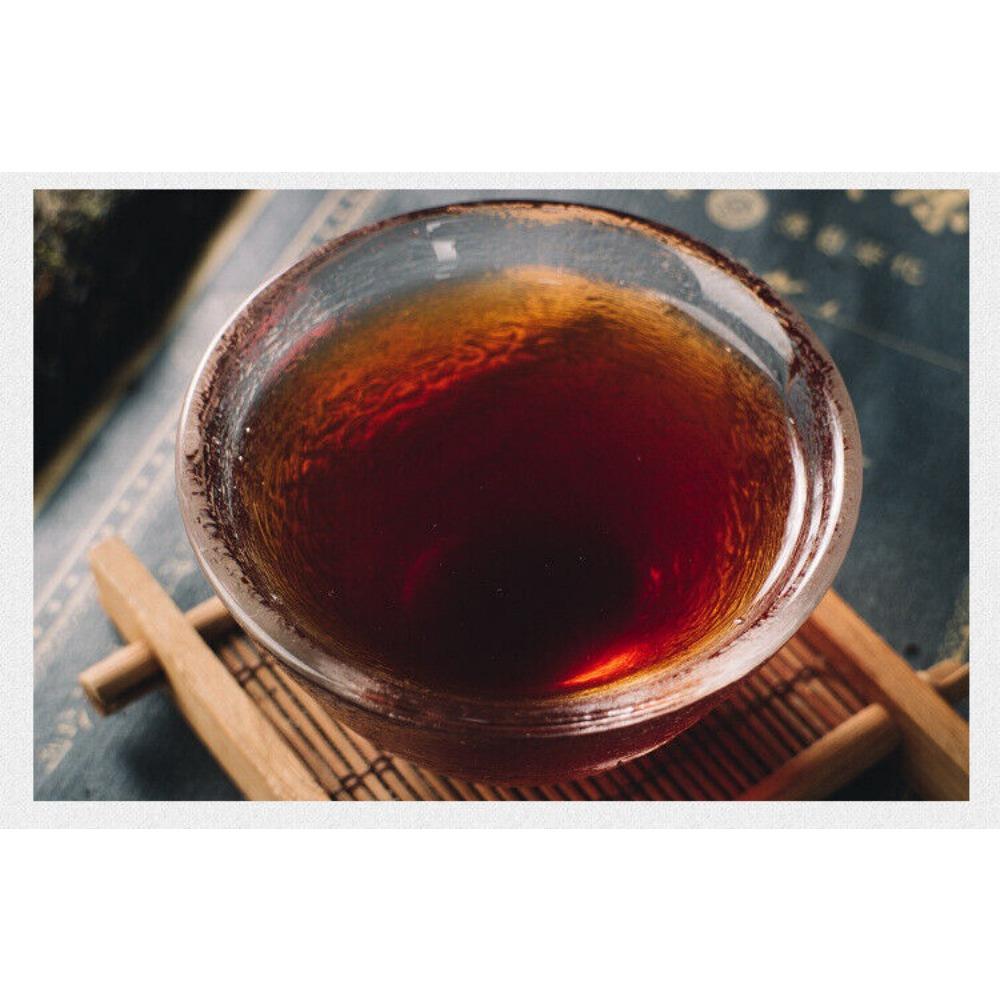 1kg Black Tea Hunan Anhua Black Tea Golden Flower Fu Brick Tea Tianjian Fu Brick