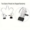 10pcs Stainless Steel Pant Hangers with Hooks - Heavy-Duty Laundry Clips, Space-Saving Multifunctional Storage for Jeans