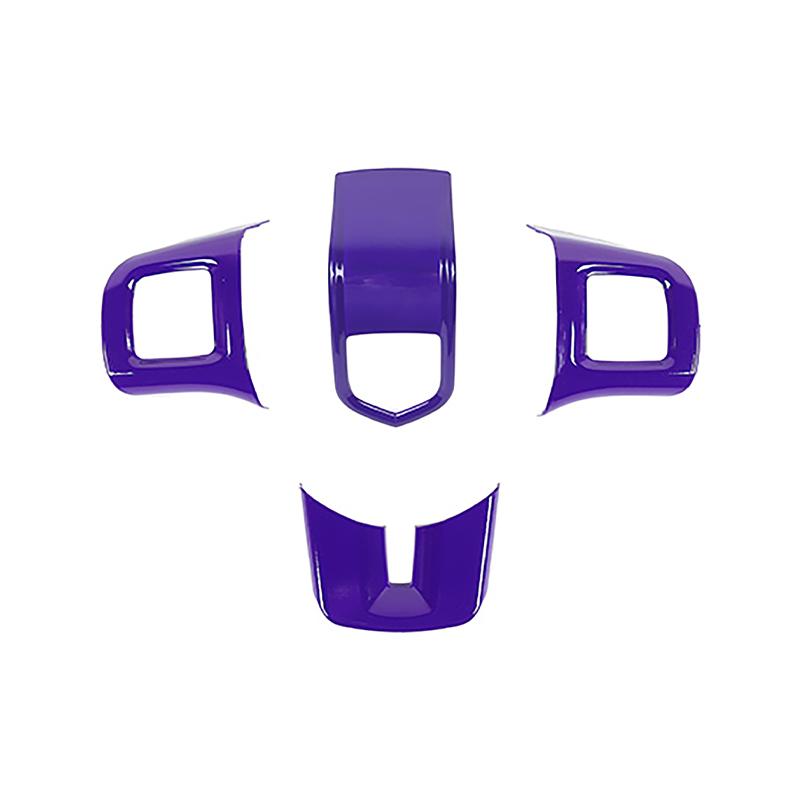 Car Steering Wheel Decoration Cover For Dodge Challenger Charger Durango Dart 2009-2014 Journey 2013-2022 Interior