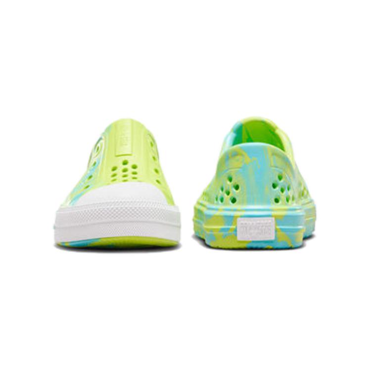 Converse Chuck Taylor All Star Play Lite CX Low TD Triple Cyan Slime Baby Sneakers Green Slime-Light White A07421C