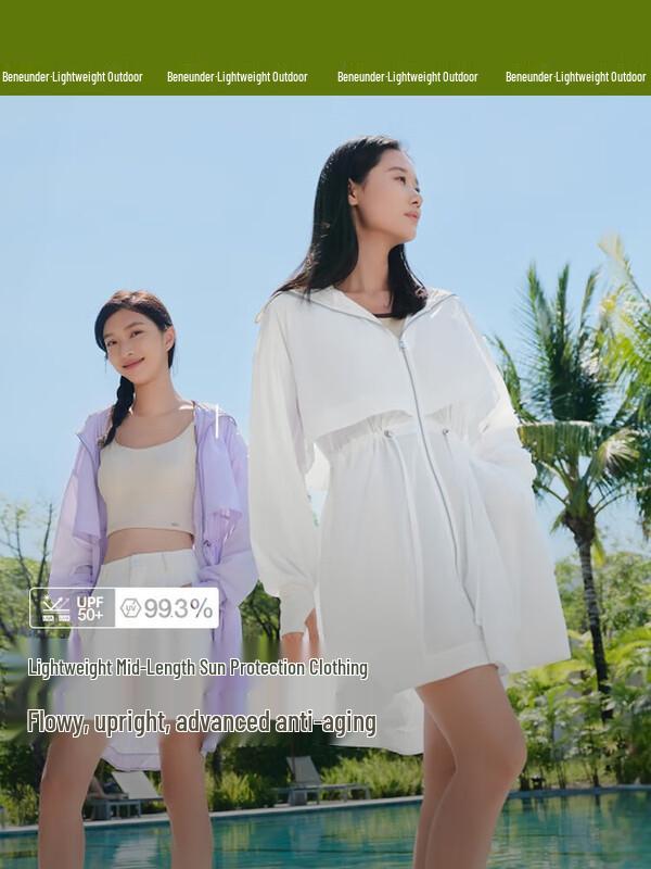 

Beneunder Lightweight Mid-length Sun Protection Jacket