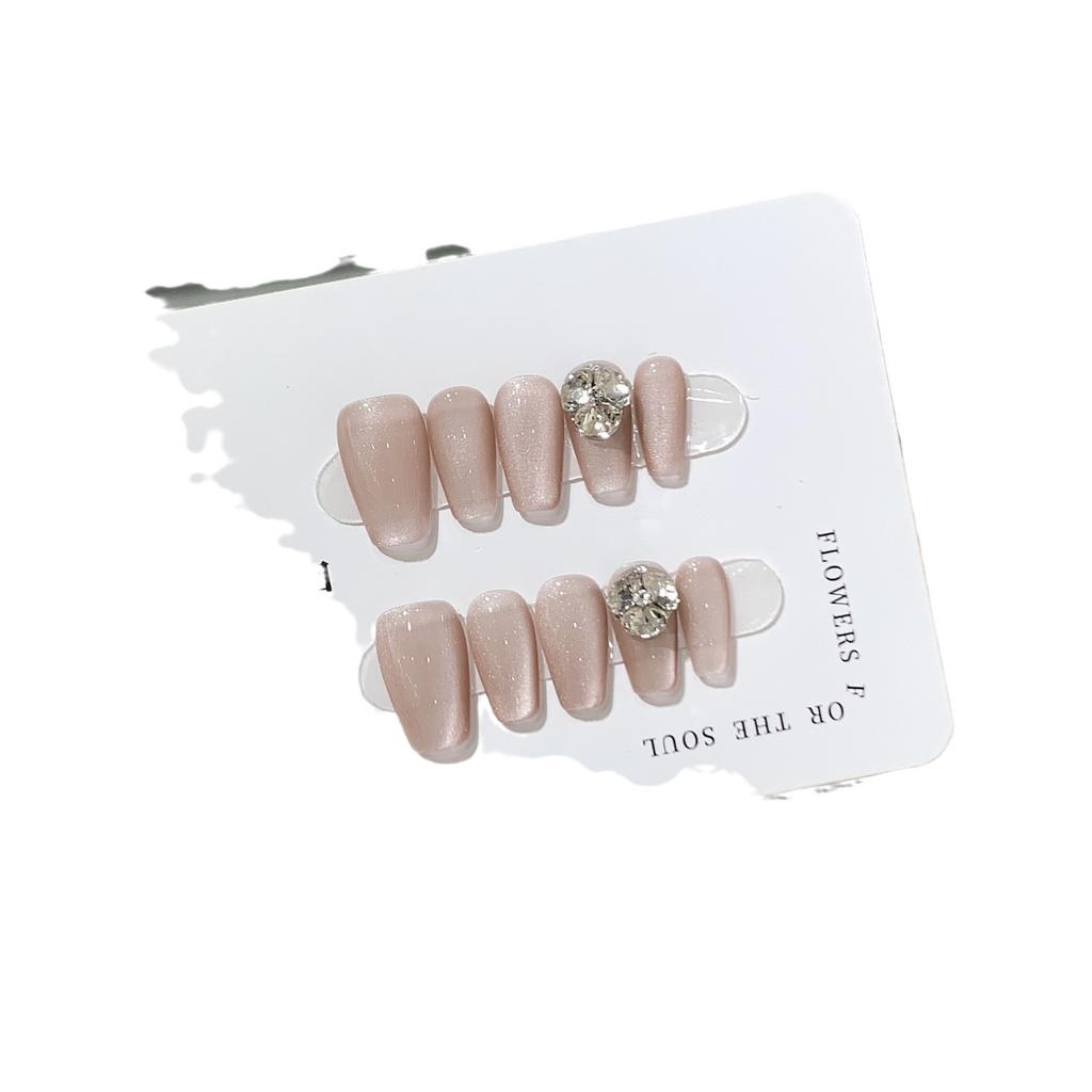 Handmade Ceramic Glass Bead Side Light Cat Eye Diamond Ball Pile Snow Fu Patch Nail Patch