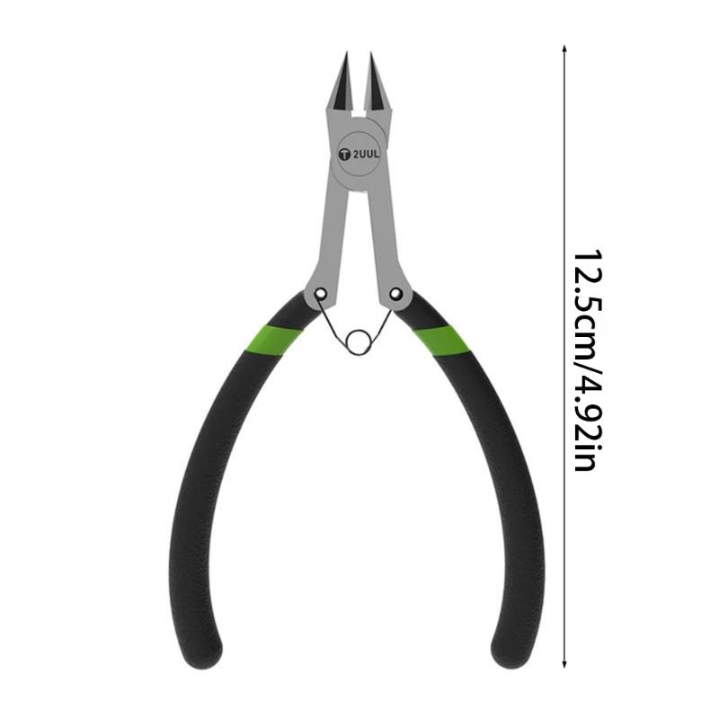 Wire Flush Cutters Side Cutting Pliers with Spring Small Wire Snips for Jewelry Making Electronics Wire Cutting Nipper