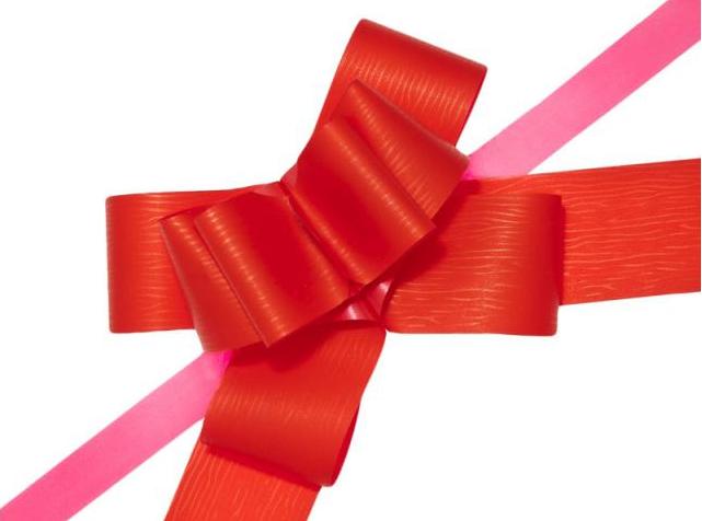 Wstążki Ściągane Kokardy 3 Cm, 25 Szt, Czerwone