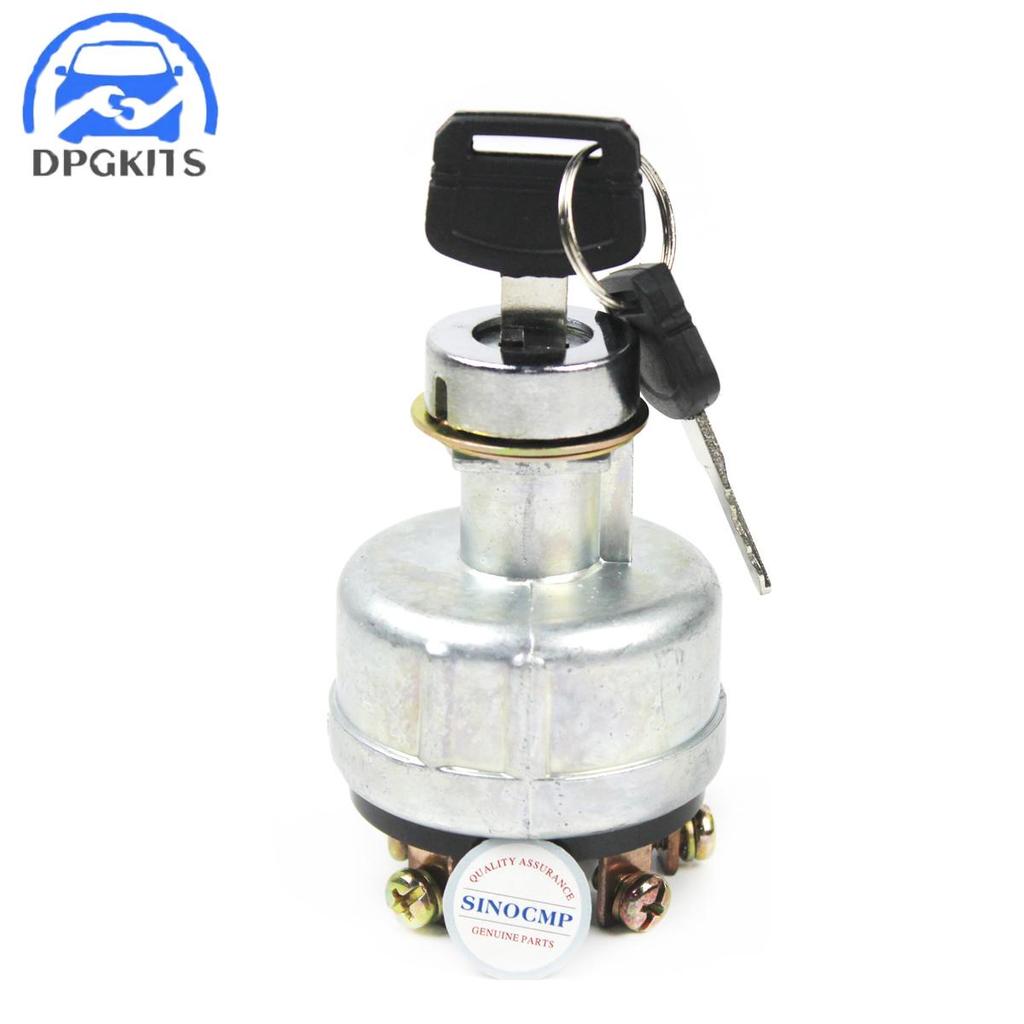 6 Pins Starter Key Ignition Switch for Hitachi EX200-1 Switches Controls Relays Excavator Accessories Interior Parts Replacement Relays 5
