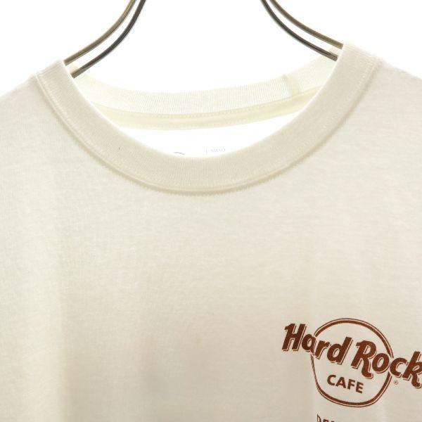Tricou cu mânecă scurtă HARD ROCK CAFE DENVER nefolosit cu imprimeu pe spate S alb pentru bărbați folosit