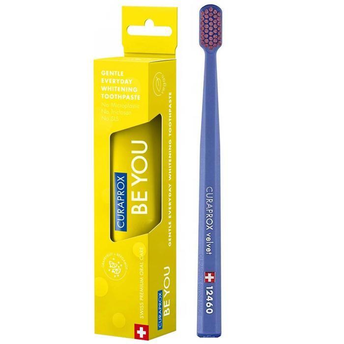 Ultra Soft Toothbrush - Curaprox - CS 12460 Velvet - 12460 Bristles - + Grapefruit Bergamot Toothpaste 60ml