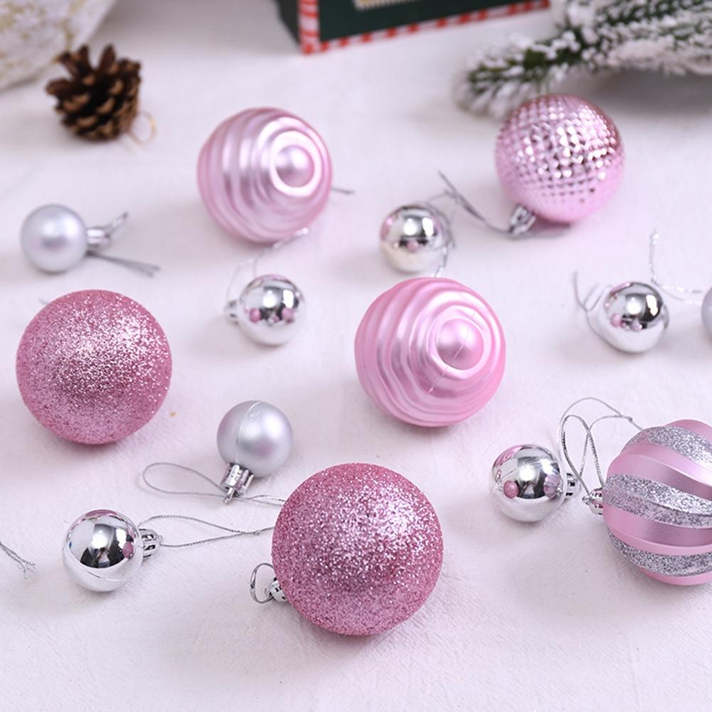 Stylish 26PCS Shatterproof Christmas Decorations Baubles Tree Pendants Green
