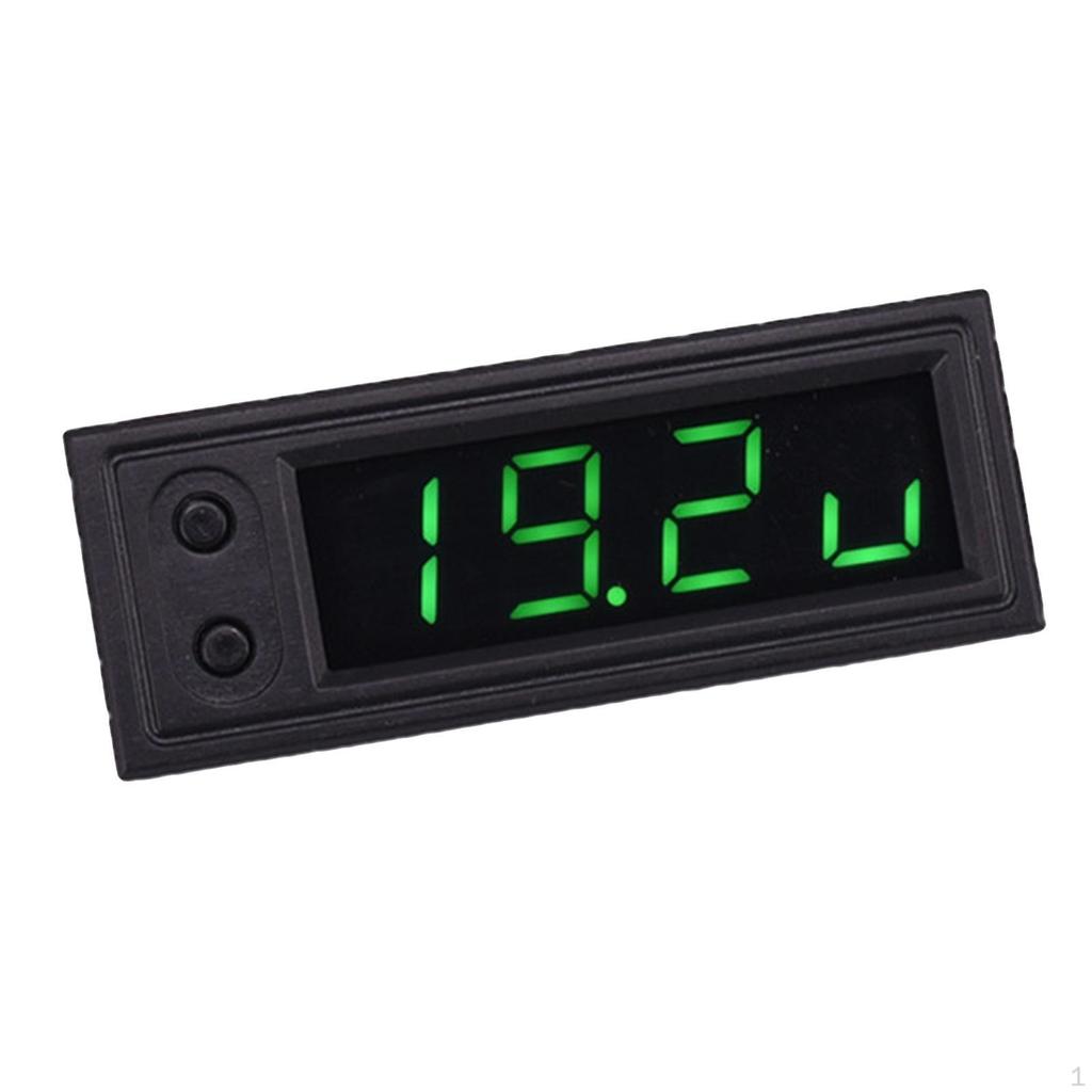 Automobil Auto Uhr Temperatur Spannung Monitor Panel Meter LED Digital Display Compact Premium
