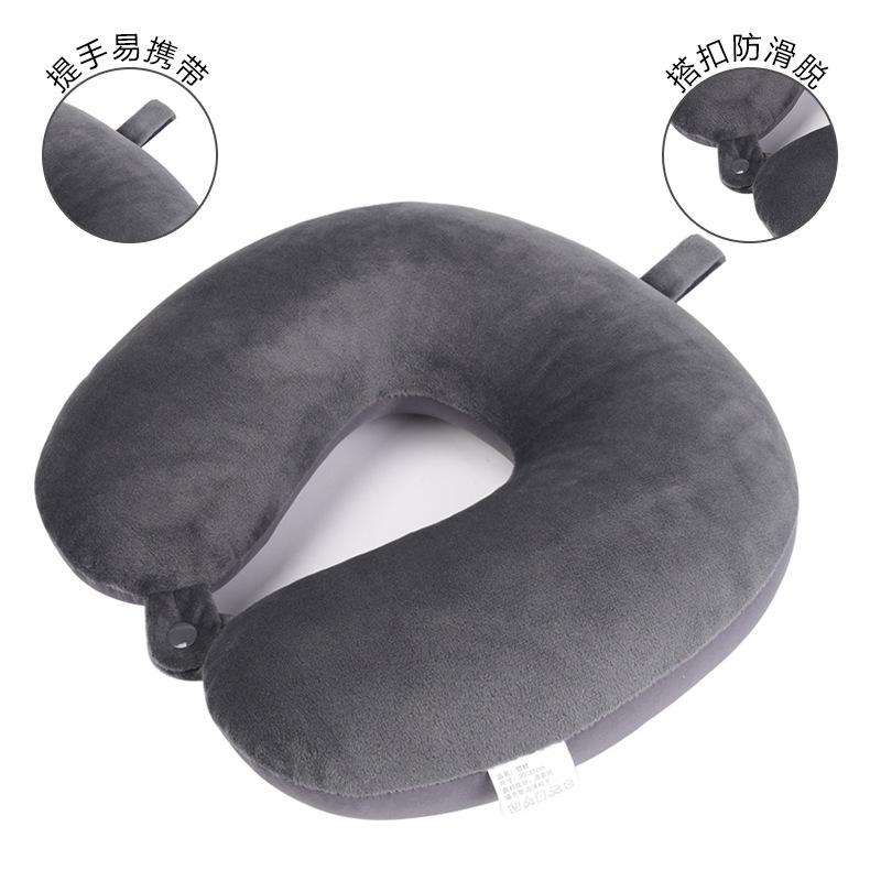 Cuscino da Viaggio Leggero a Forma di U con Particelle di Schiuma per il Supporto del Collo
