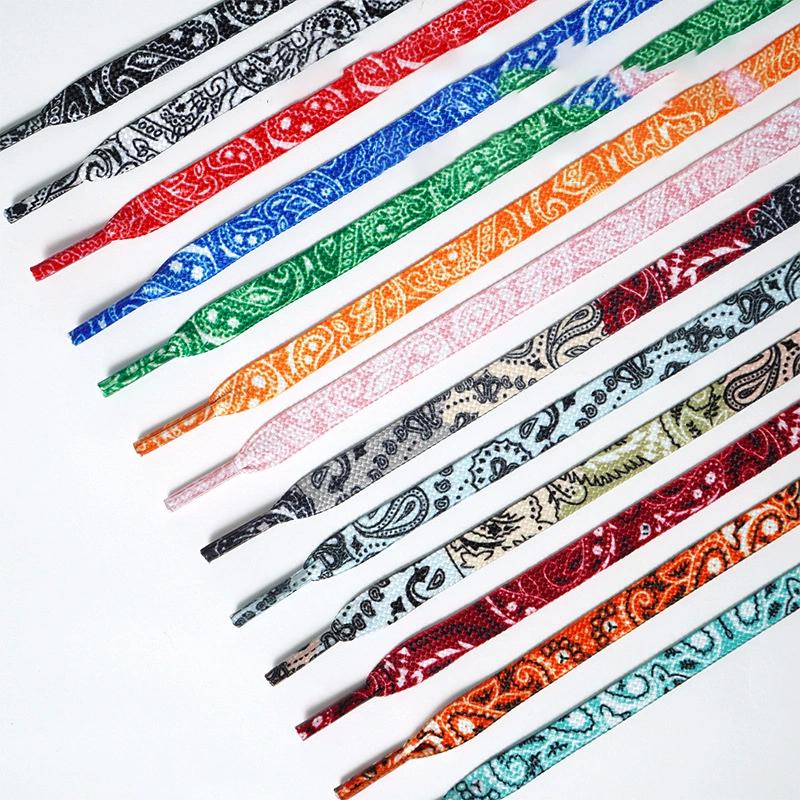 120CM Colorful Flat Hiking Running Shoe Lace Elastic Shoelaces Outdoor Sneakers Quick Safety Flat Shoelace Kids Adult Lace