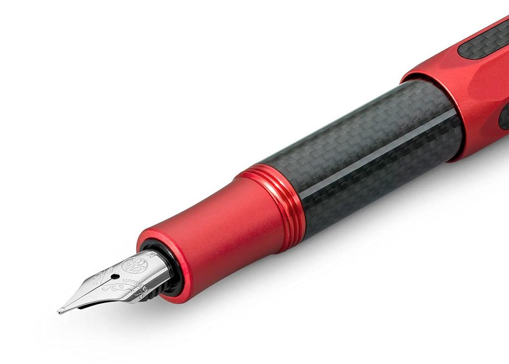 Kaweco AC Sport Red Fountain Medium Officially Imported Pen, Nib, ACFP-RD,