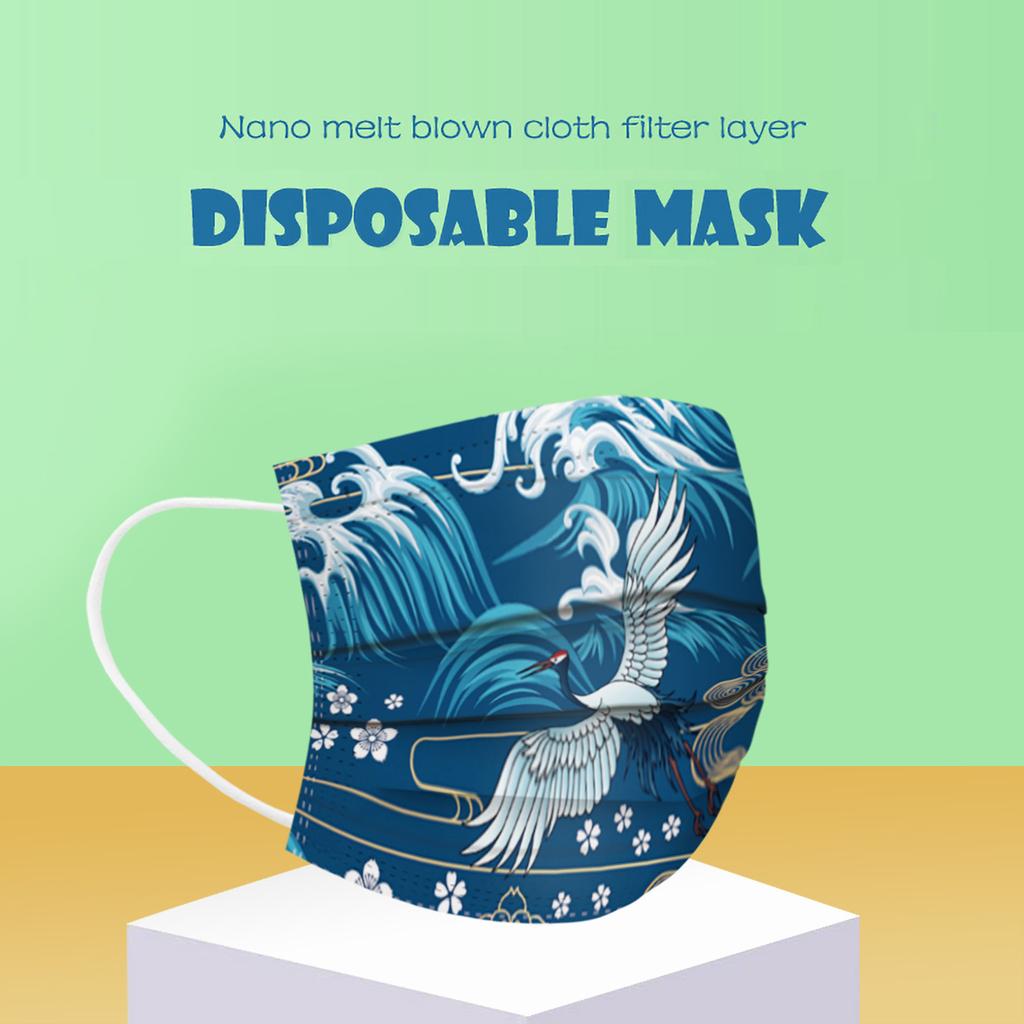 Adult Mask Disposable Face Mask Industrial 3Ply Ear Loop 10/20/30/40/50/100PCS