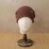 Warm Ear protecting and Cold Hats for Men and Women Fashionable and Versatile Knitted Pile Hats  Face Showing Small Curled Edge Woolen Hats