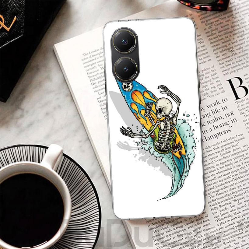 Surf Board Aesthetic Cover For Xiaomi Poco X7 X6 X5 Pro X3 Nfc F7 Ultra Phone Case F6 F5 X4 F4 Gt F3 M6 M5S M4 M3 Print Shell Po