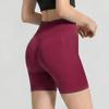 Cross Waist Yoga Shorts Peach Hip Fitness Shorts Hip Lift Women's High Waist Sports Shorts Women's Quick Drying Anti-light