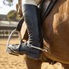 2pcs Stainless Steel Western Spurs Lightweight Equestrian Spurs Stainless Steel Spurs  For Women