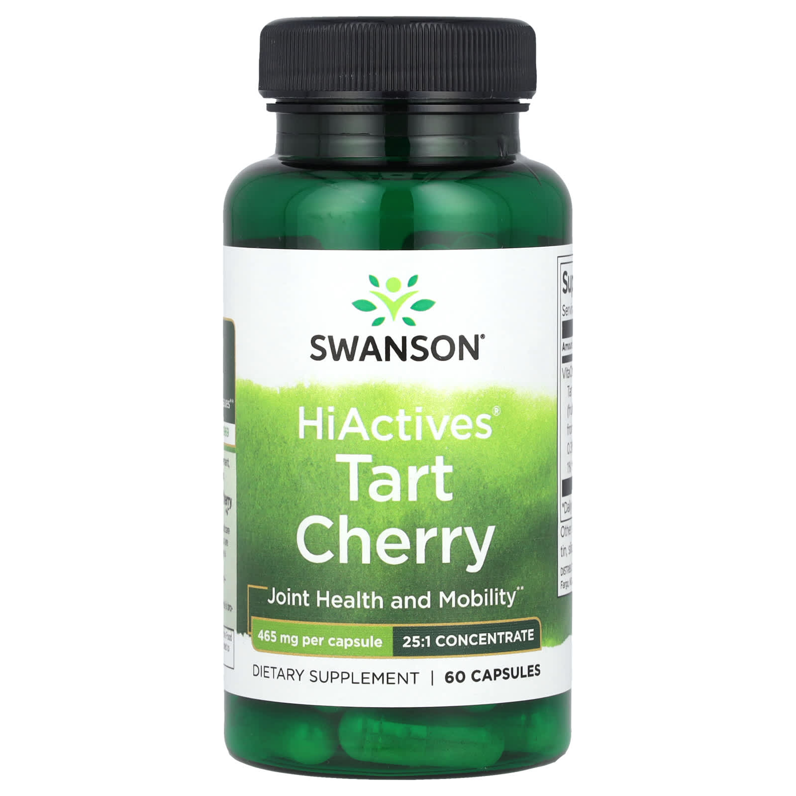 

Highactives® Tart Cherry, 465Mg, 60 Capsules