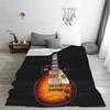 Electric Guitar 3D Classical Guitar Blanket Soft Warm Flannel Throw Blanket Bedding for Bed Living room Picnic Travel Home Couch