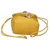 VALENTINO 4W0P0AC3ZFJ Lamb Leather Logo Hardware Pouf Mini Bucket Shoulder bag Mustard/GDHardwareUsed