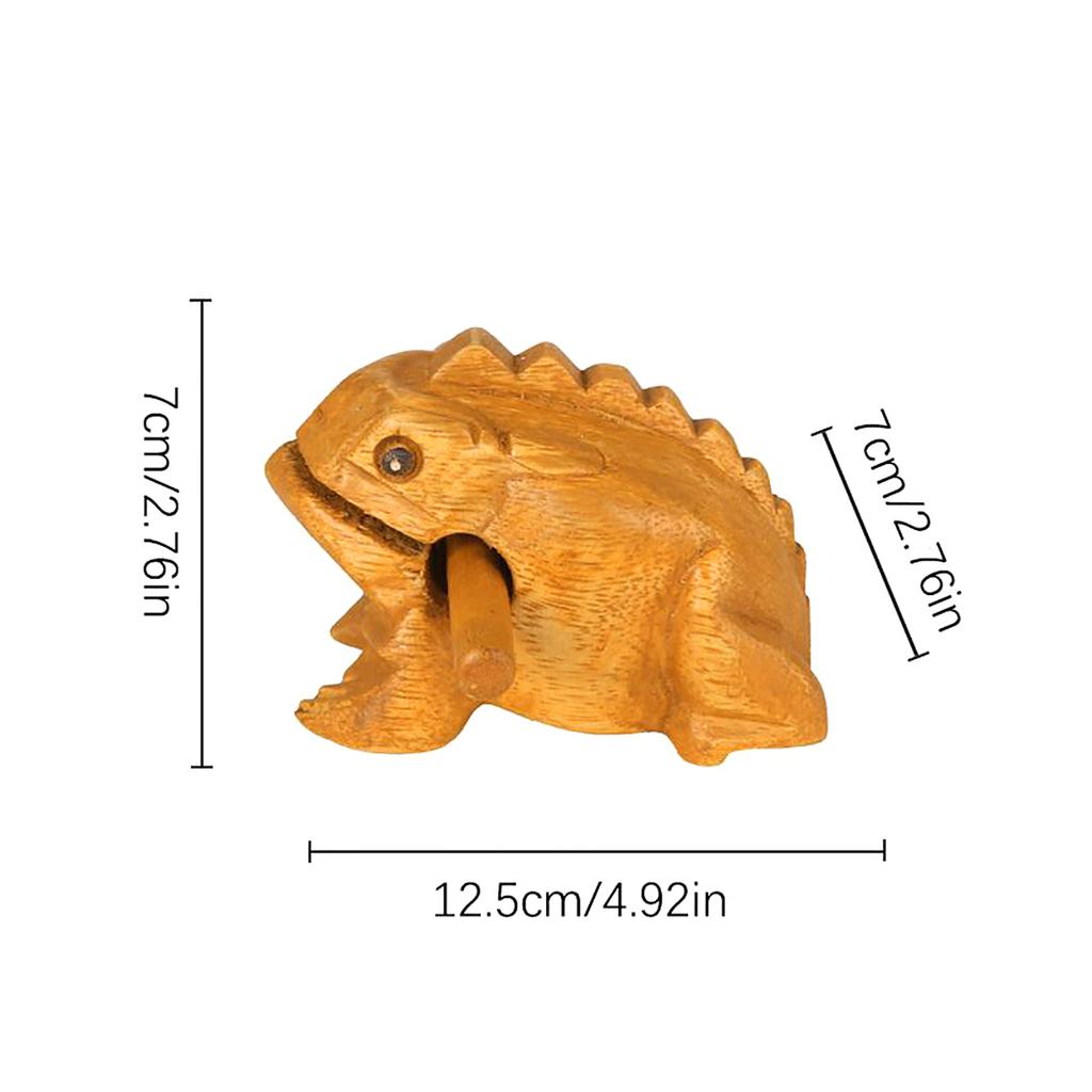 Solid Wood Tone Fish Percussion Instrument - Ideal For Buddhist Decor, Home & Temple Ornament Wooden Fish Musical Ornaments