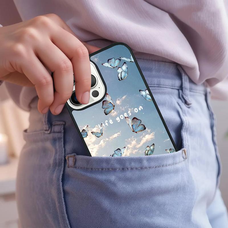 Life Goes On Phone Case For iPhone 17 Air 15 16e 14 13 Pro Max Coque 12 11 Pro Max PLUS cover