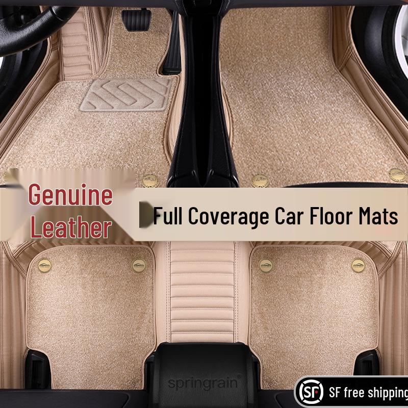 Leather Full Coverage Floor Mats for Buick LaCrosse, Regal, Envision, Enclave, Verano, and GL8